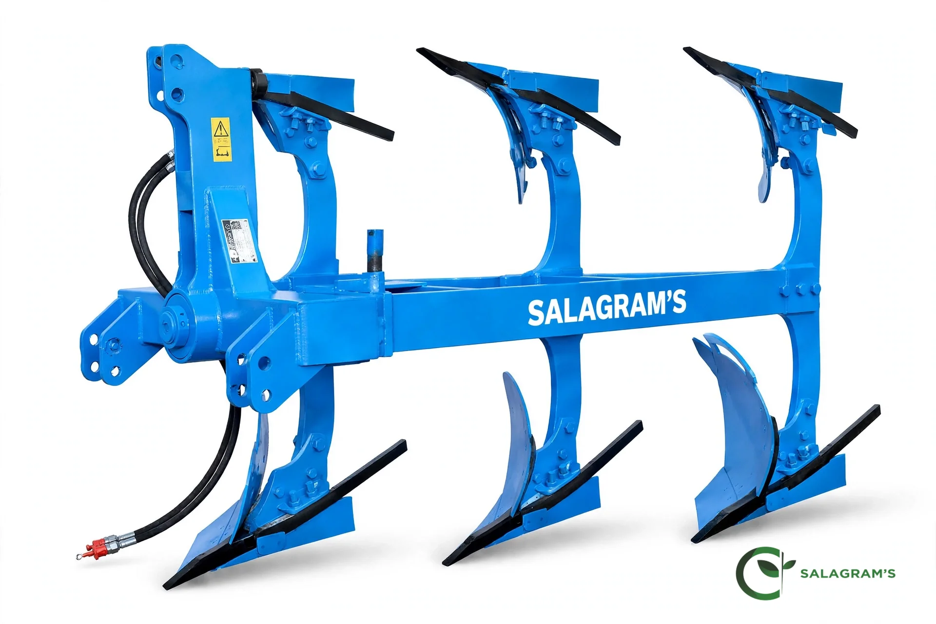 Salagrams 3-Bottom Reversible Mouldboard Plough